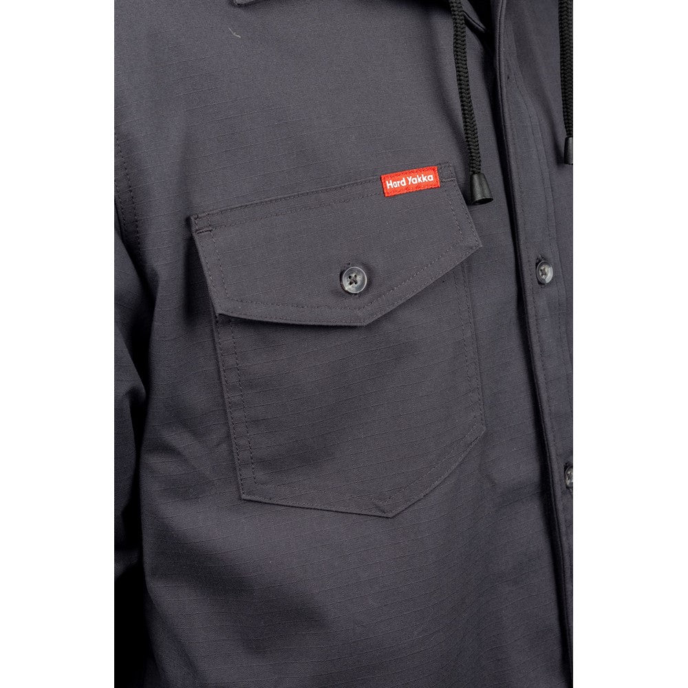 Hard Yakka Quilted Solid Shacket