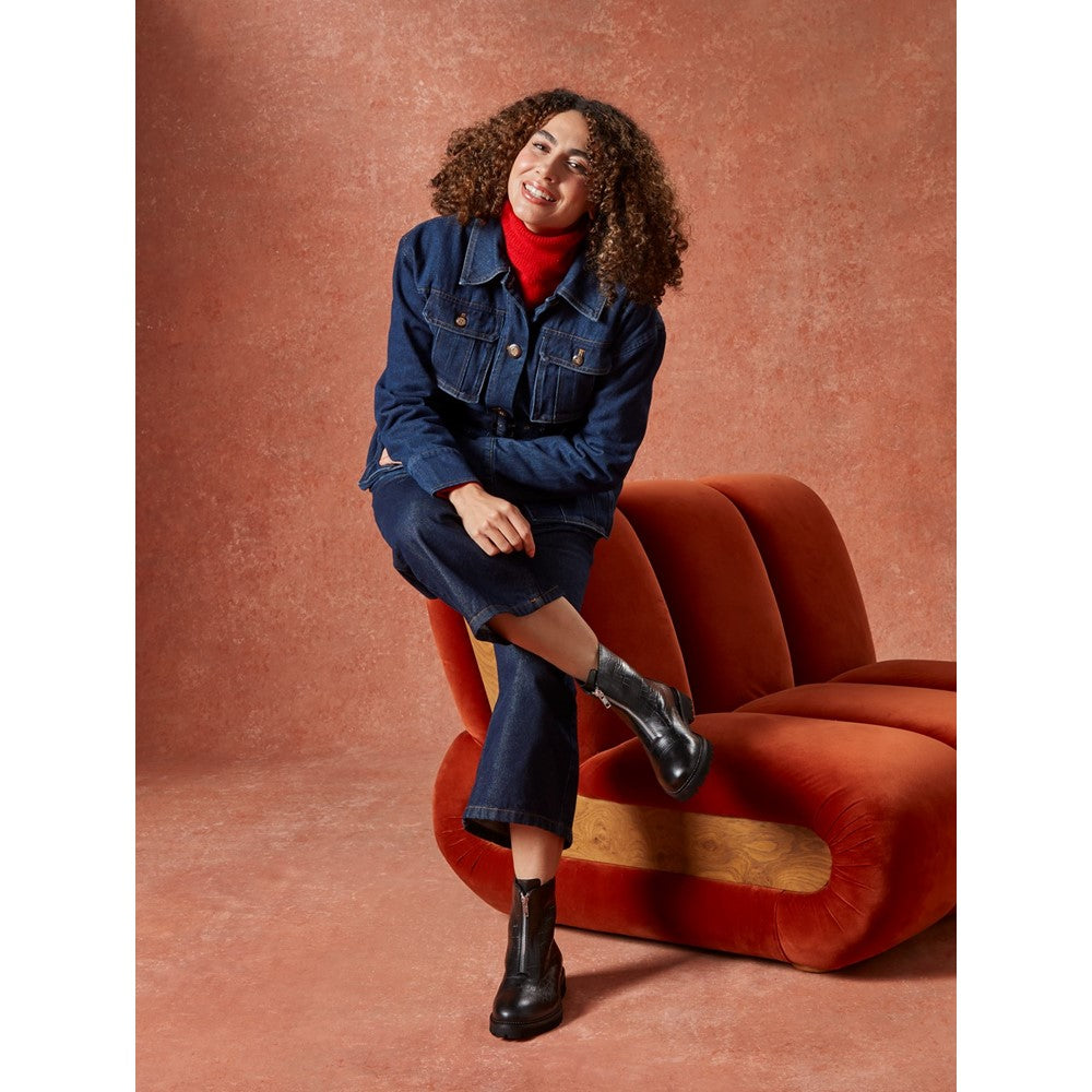Hush Puppies Gena Front Zip Boot