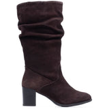 Hush Puppies Cosima Suede Ruched Boots