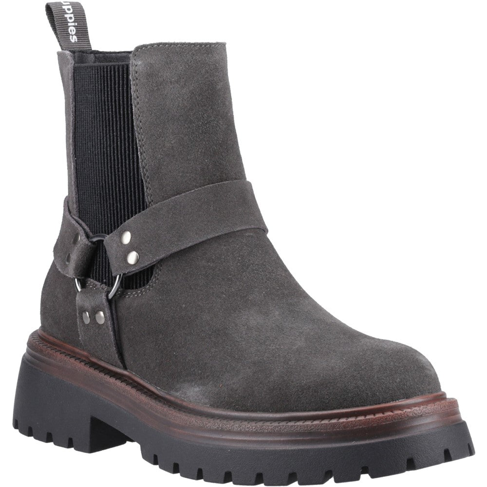 Hush Puppies Raye Buckle Boot Suede