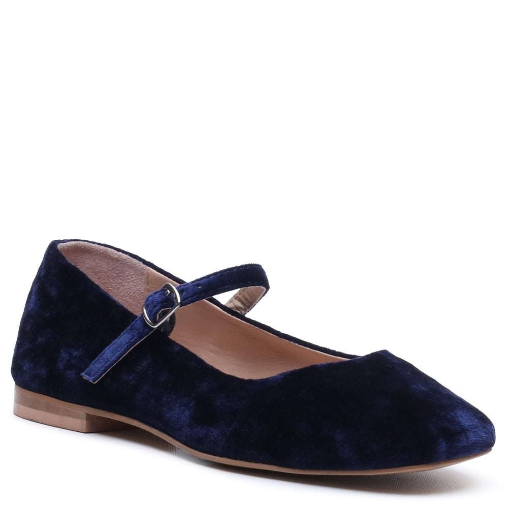 Hush Puppies Pasha Velvet Ballerinas