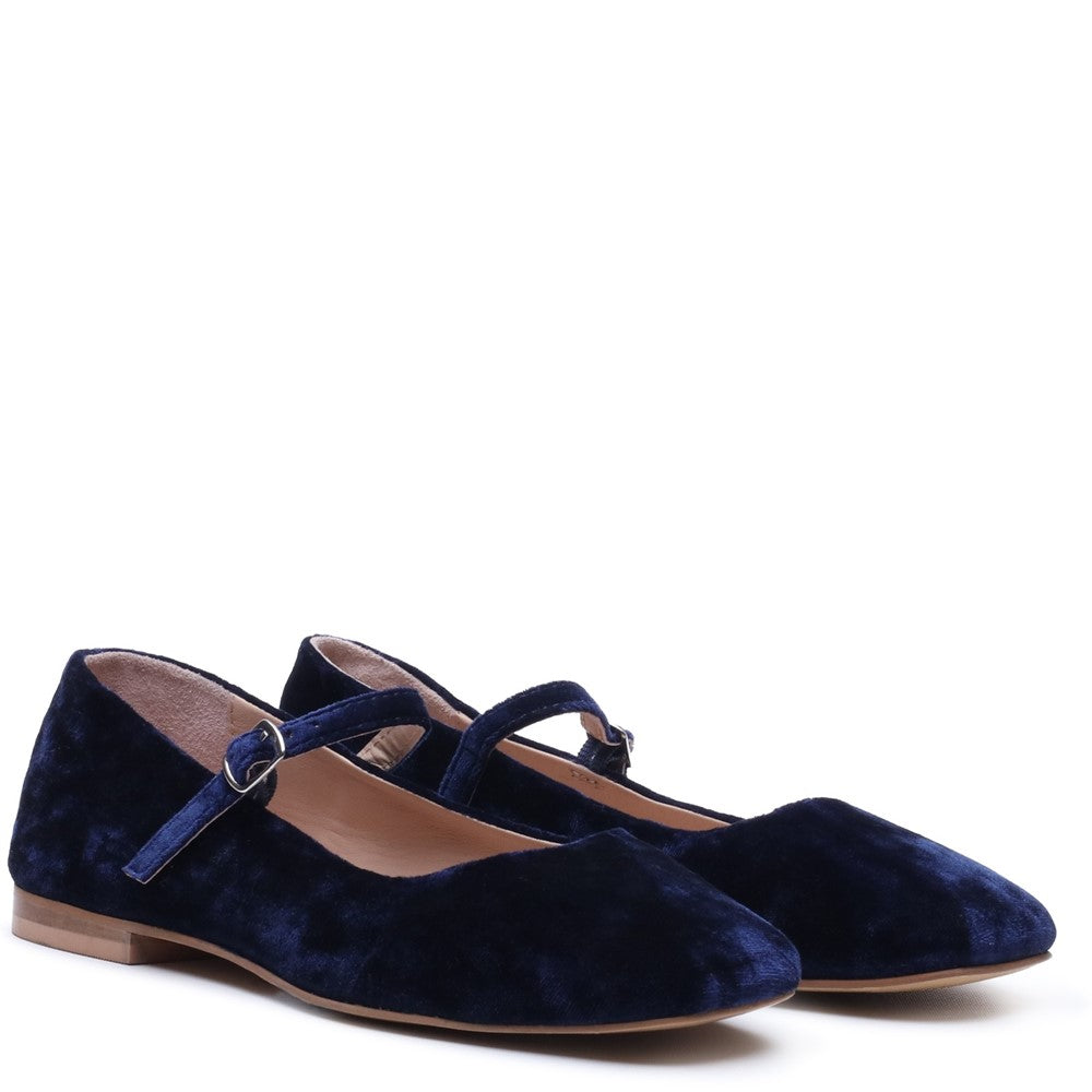 Hush Puppies Pasha Velvet Ballerinas