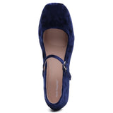 Hush Puppies Pasha Velvet Ballerinas
