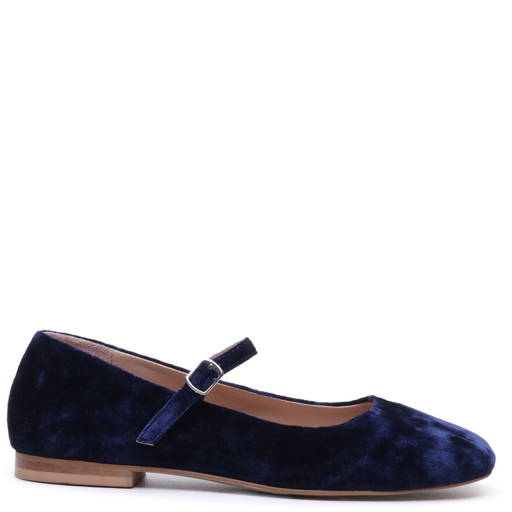 Hush Puppies Pasha Velvet Ballerinas