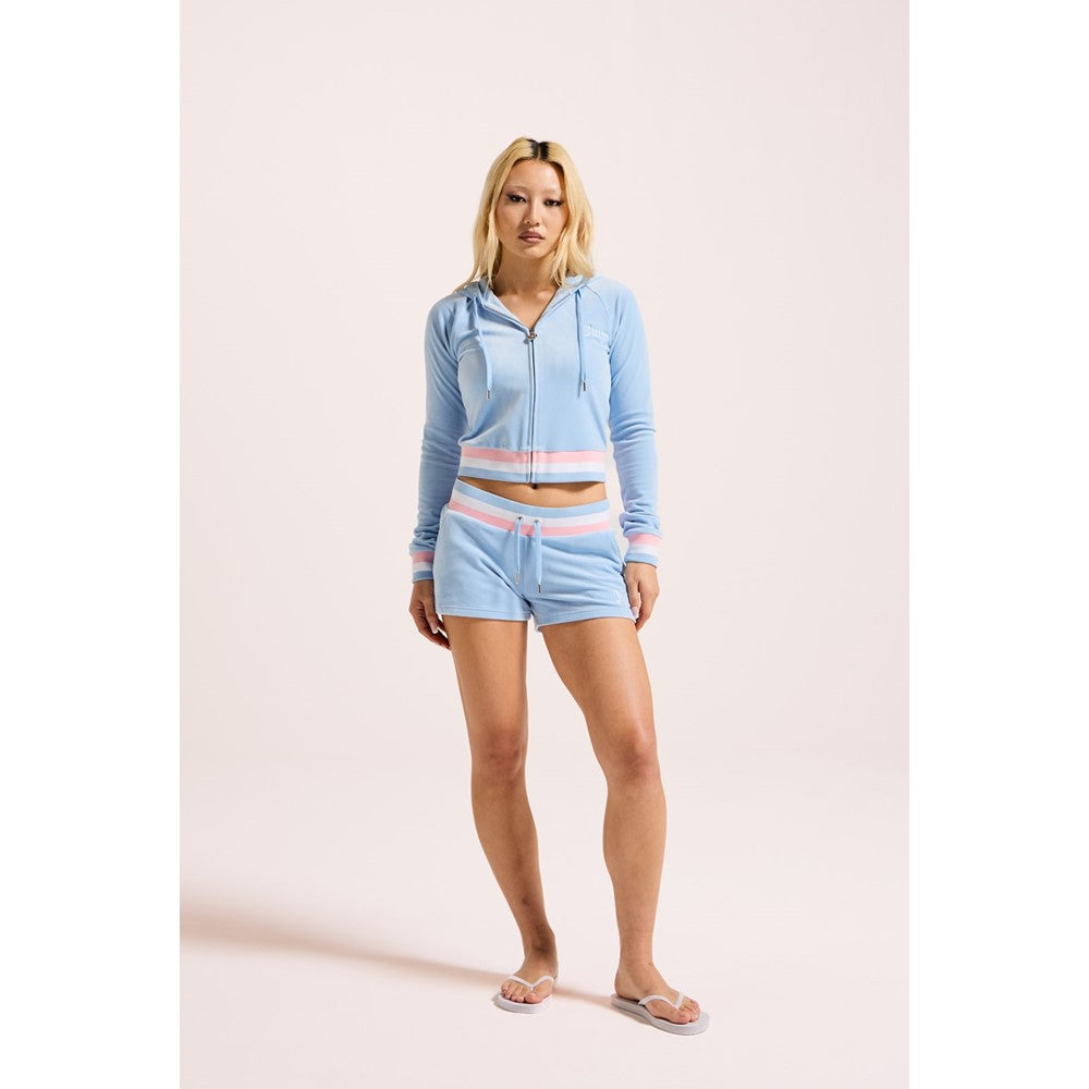 Juicy Couture Velour Stripe Booty Shorts