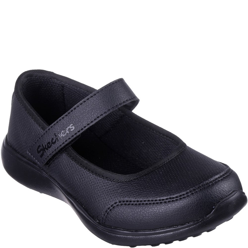Girls Skechers Microstrides Recess Rules Mary Jane Black – Brantano