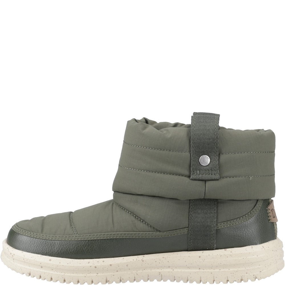 HEYDUDE Camden Cuff Nylon Quilt Boot