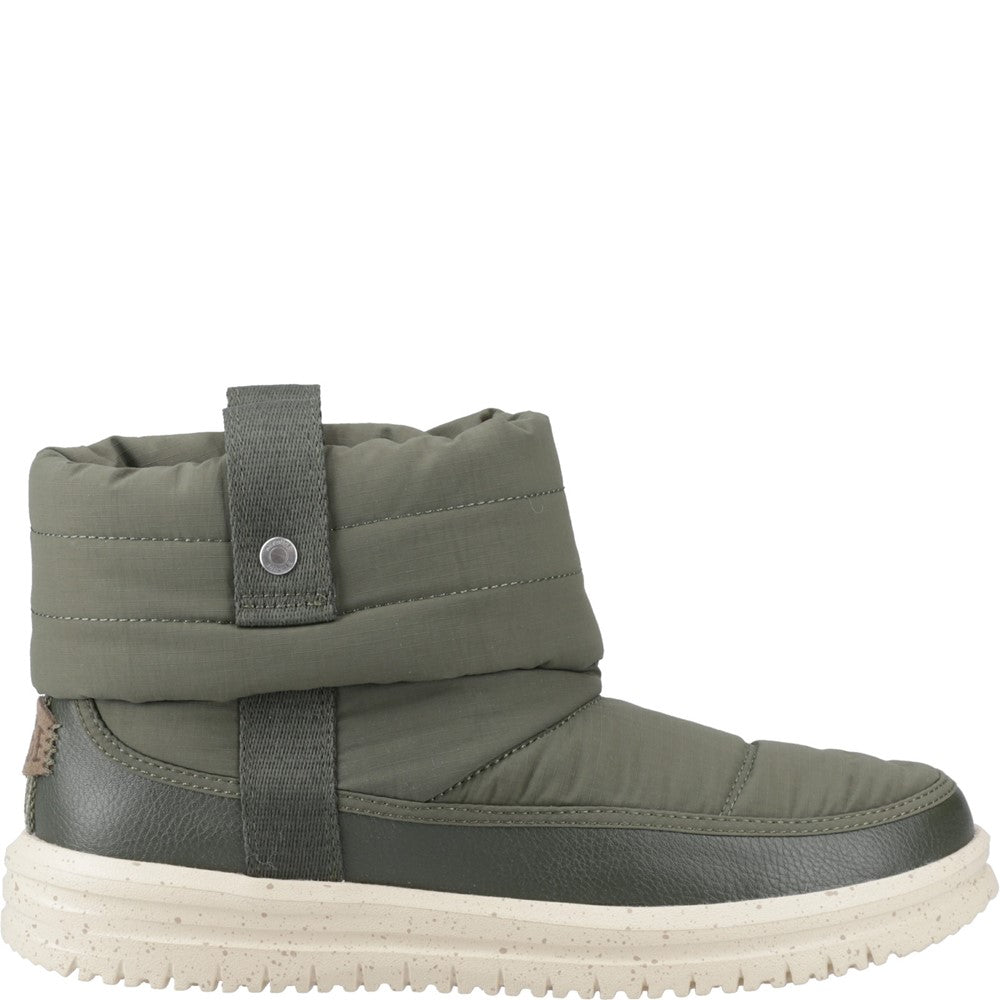 HEYDUDE Camden Cuff Nylon Quilt Boot
