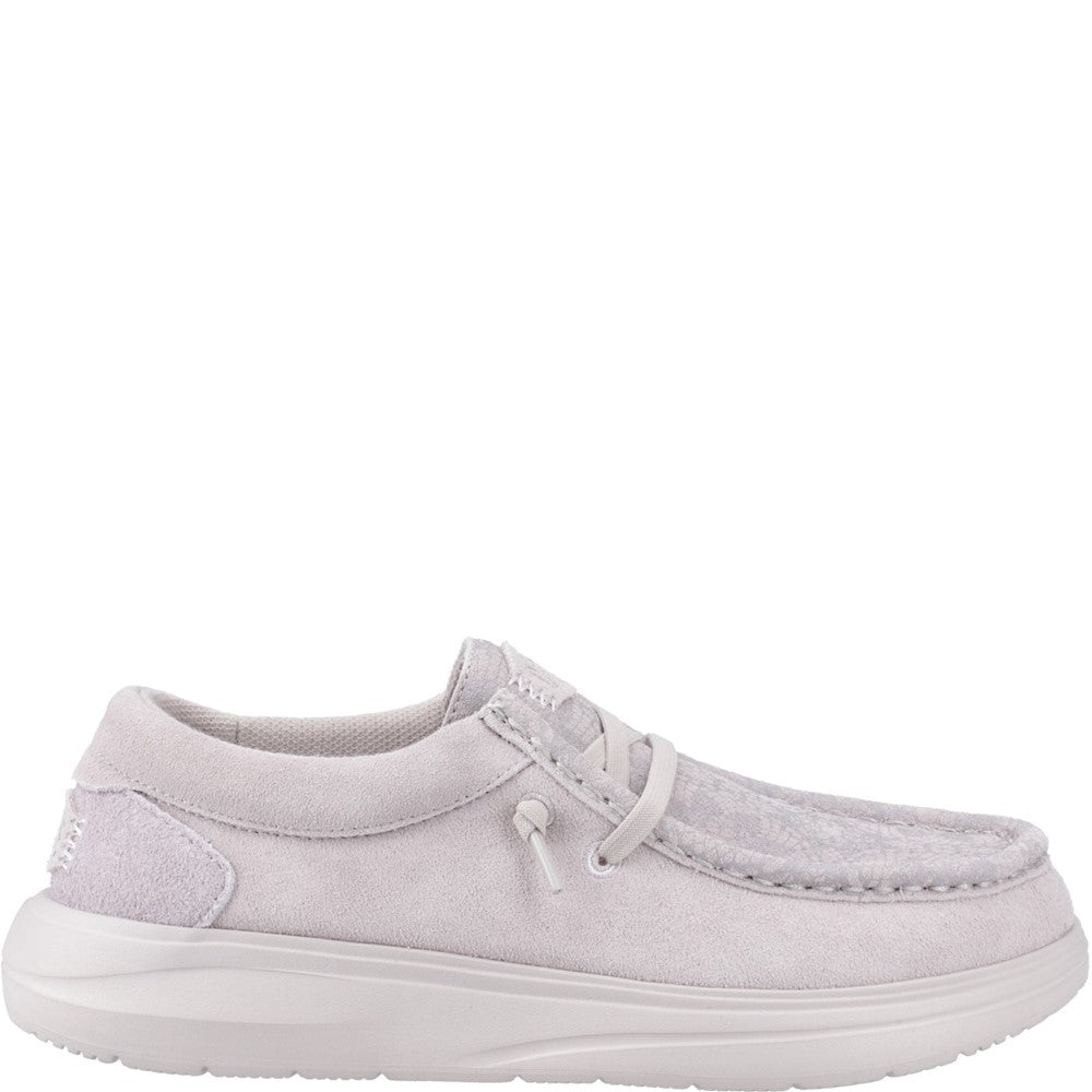HEYDUDE Wendy COMF Lace Print Slip on Shoe