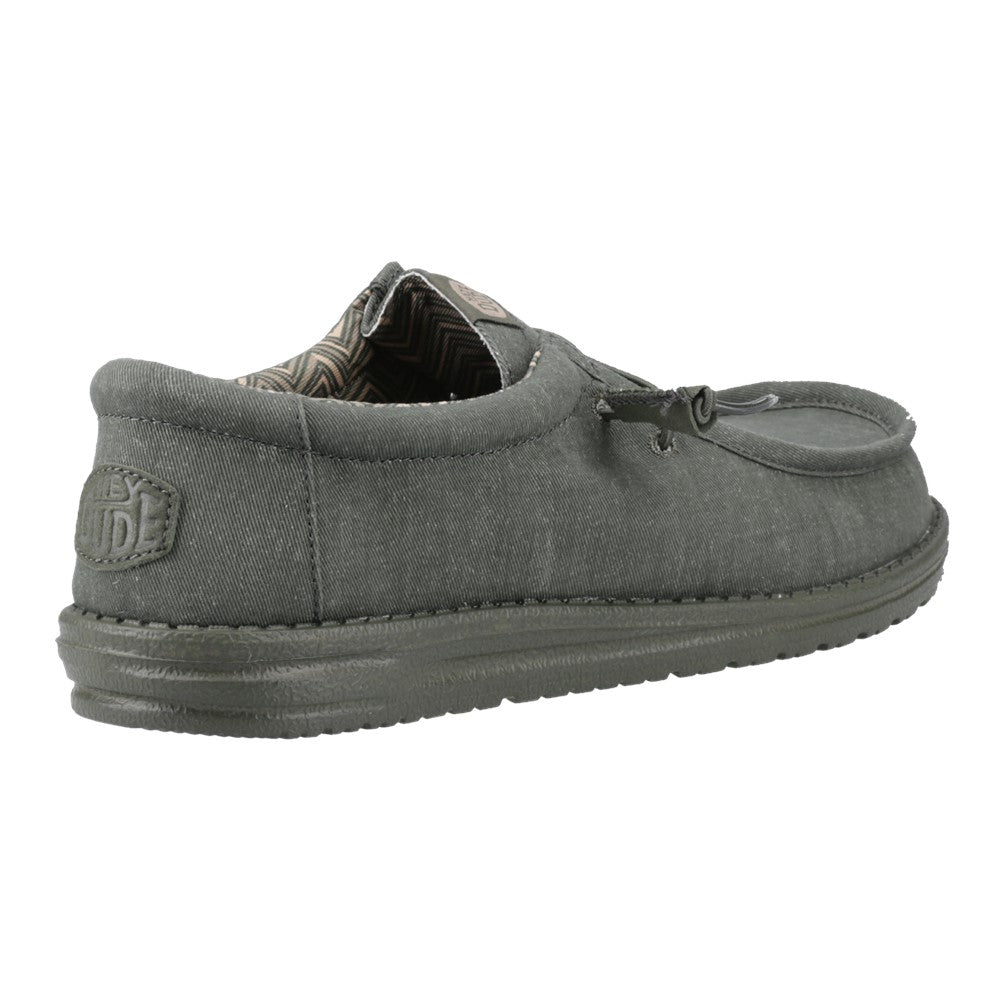 HEYDUDE Wally Stretch Canvas Slip on Shoe
