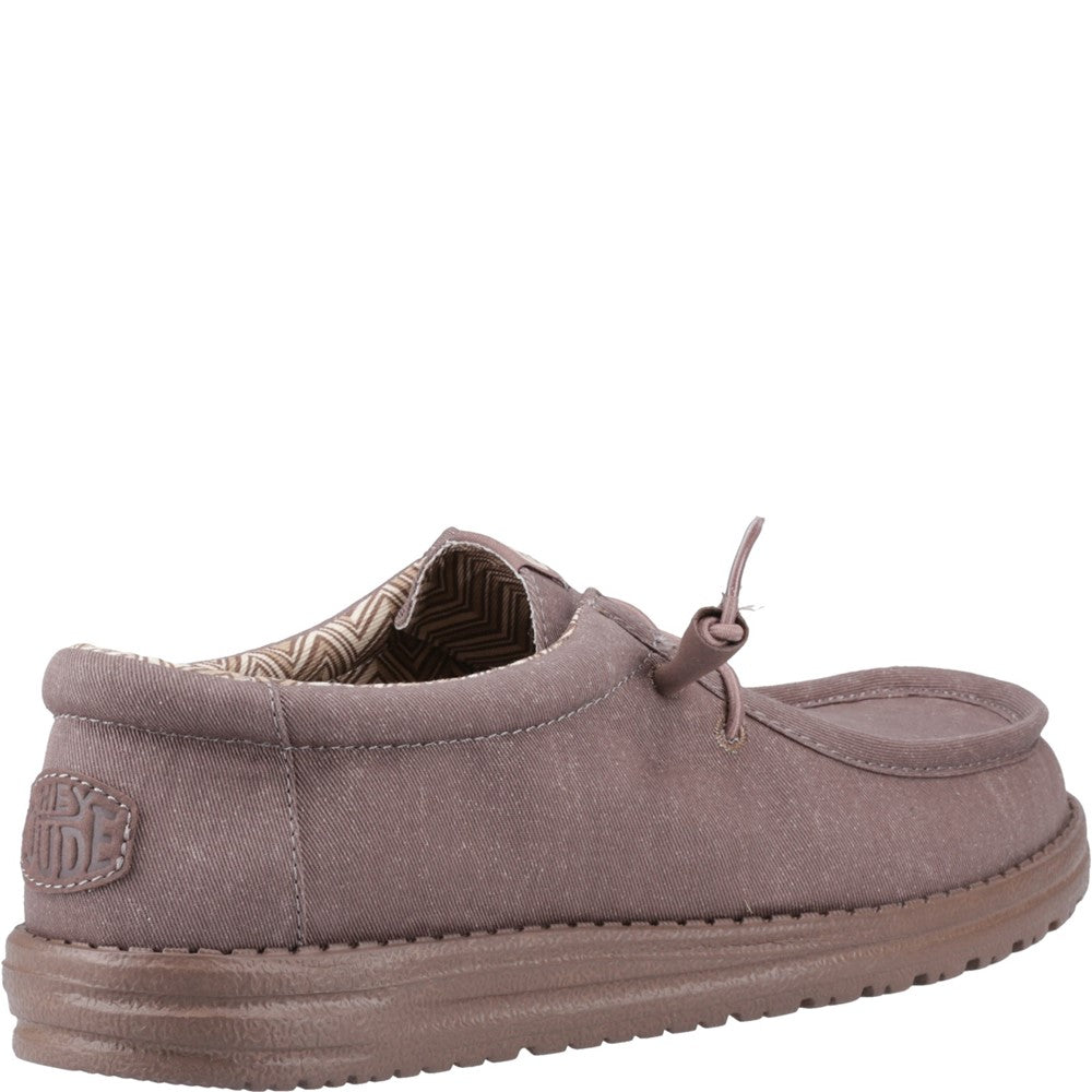 HEYDUDE Wally Stretch Canvas Slip on Shoe