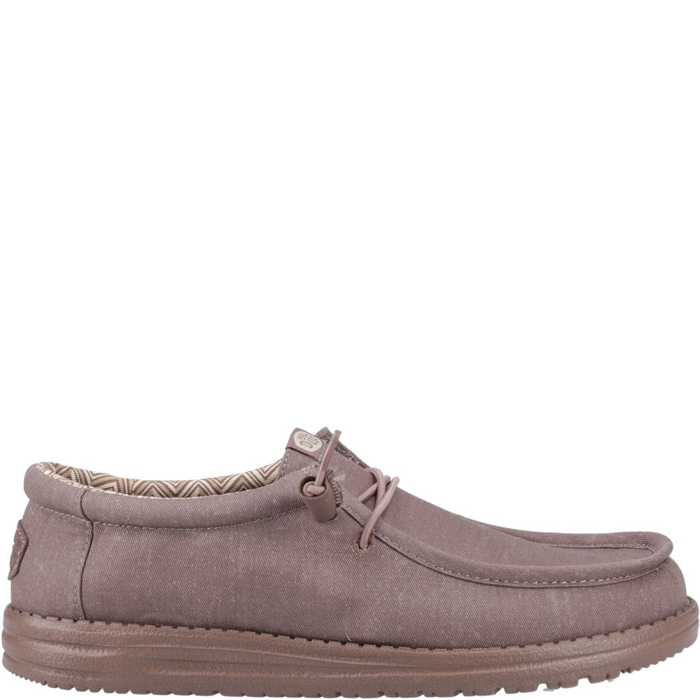 HEYDUDE Wally Stretch Canvas Slip on Shoe