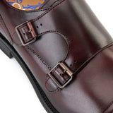 Base London Taper Double Monk Shoes