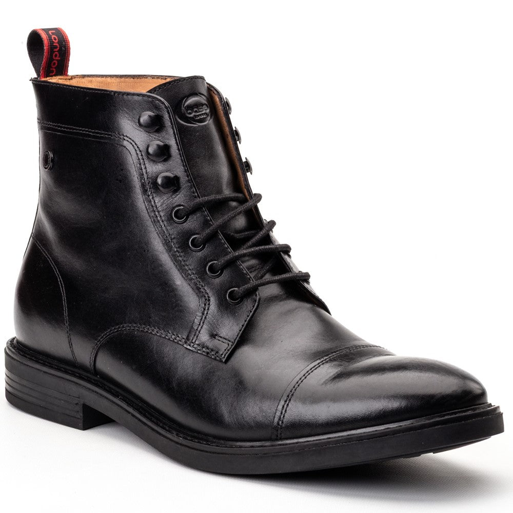 Base London Plymouth Toe Cap Boots