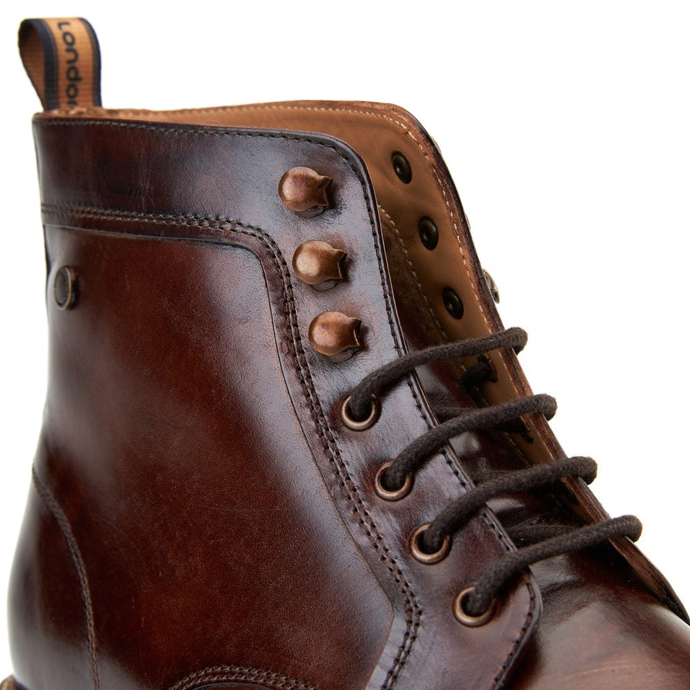 Base London Plymouth Toe Cap Boots