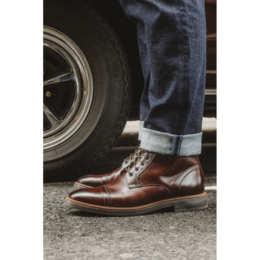 Base London Plymouth Toe Cap Boots