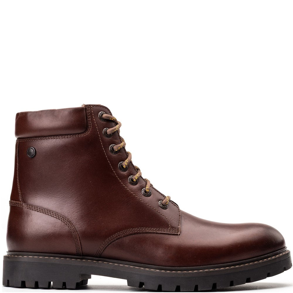 Base London Nickel 7 Eyelet Boots