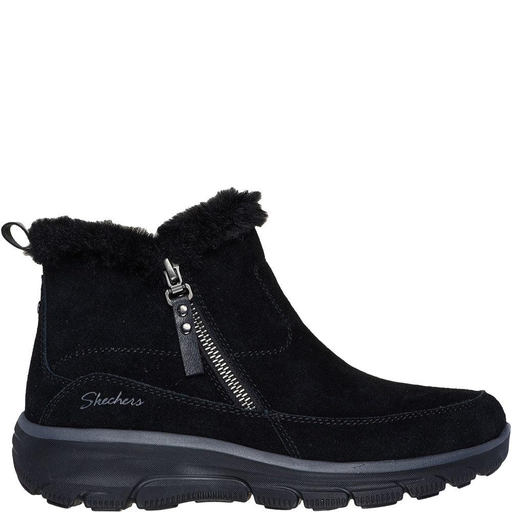 Skechers Easy Going Cool Zip! Ankle Boots