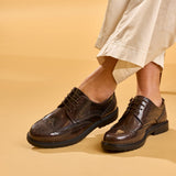 Hush Puppies Verity Hi-Shine Brogue