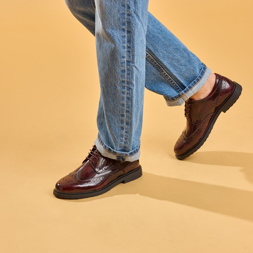 Hush Puppies Verity Hi-Shine Brogue