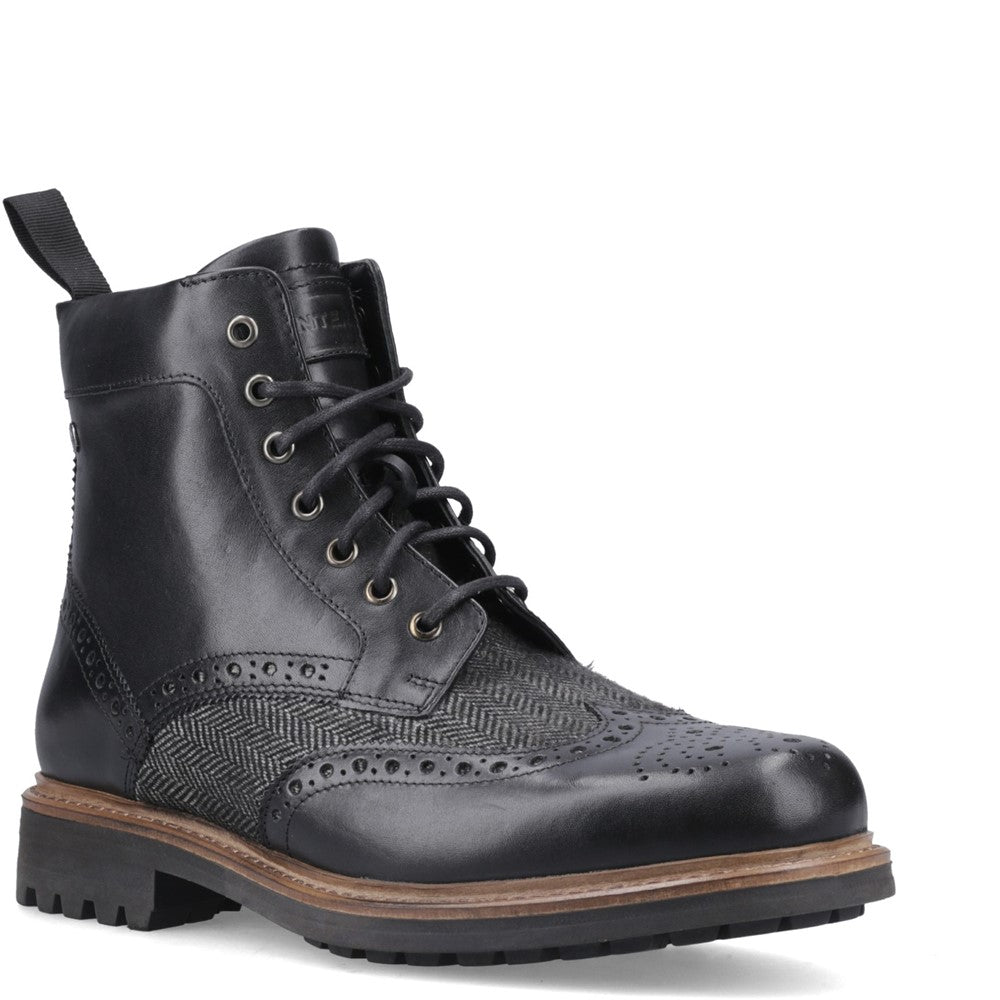 Hunter Loch Brogue Ankle Boots