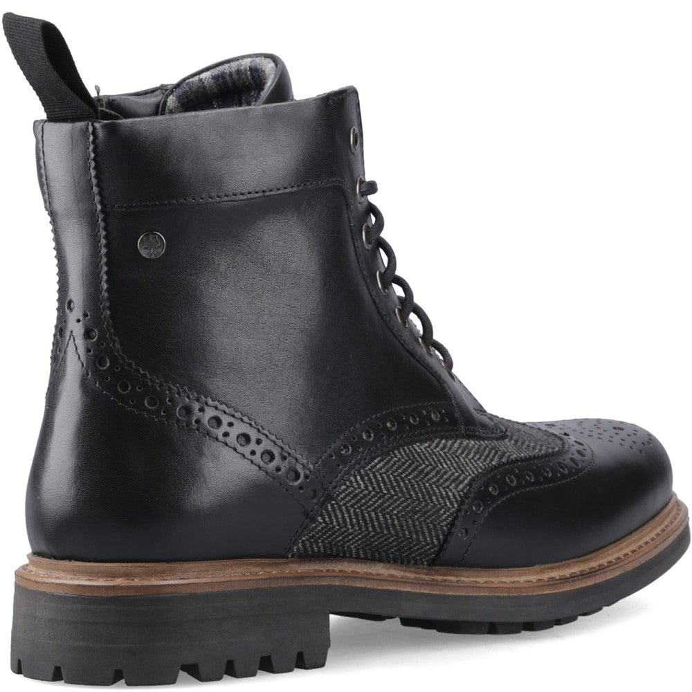 Hunter Loch Brogue Ankle Boots