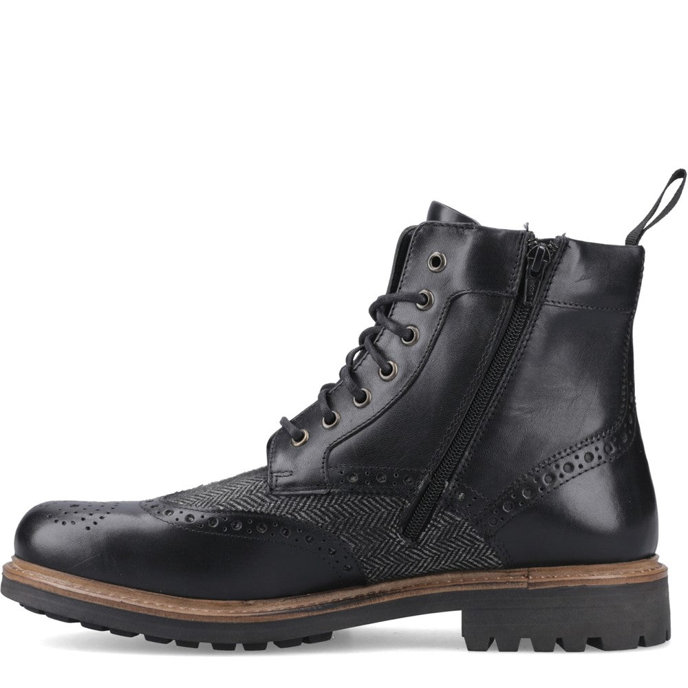 Hunter Loch Brogue Ankle Boots