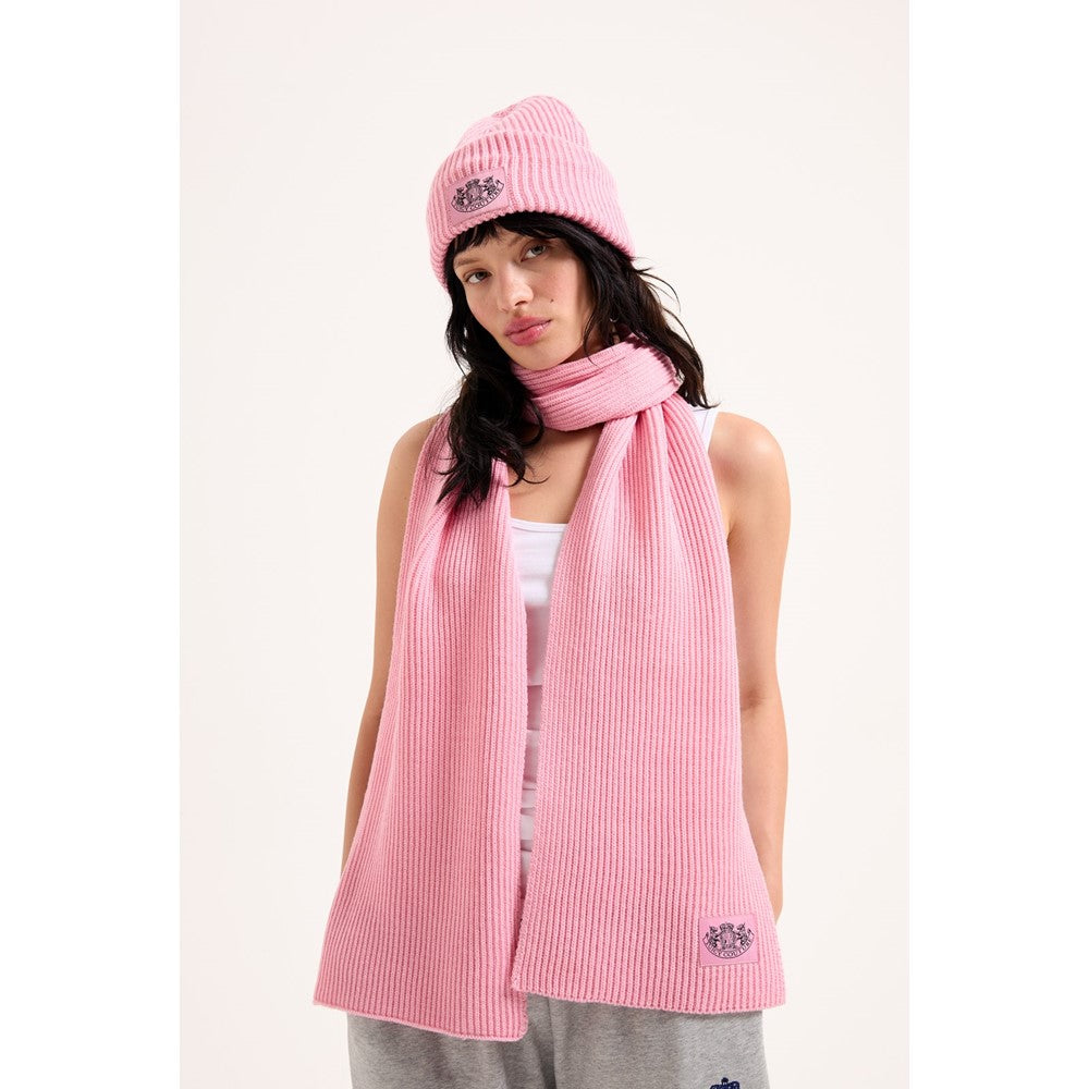 Juicy Couture Crest Scarf and Beanie Set