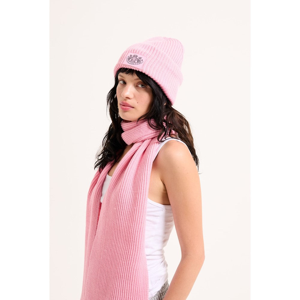 Juicy Couture Crest Scarf and Beanie Set