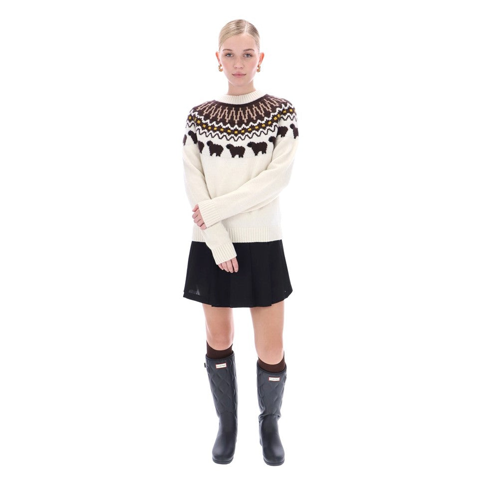 Hunter Ashie Crew Fair Isle Knit