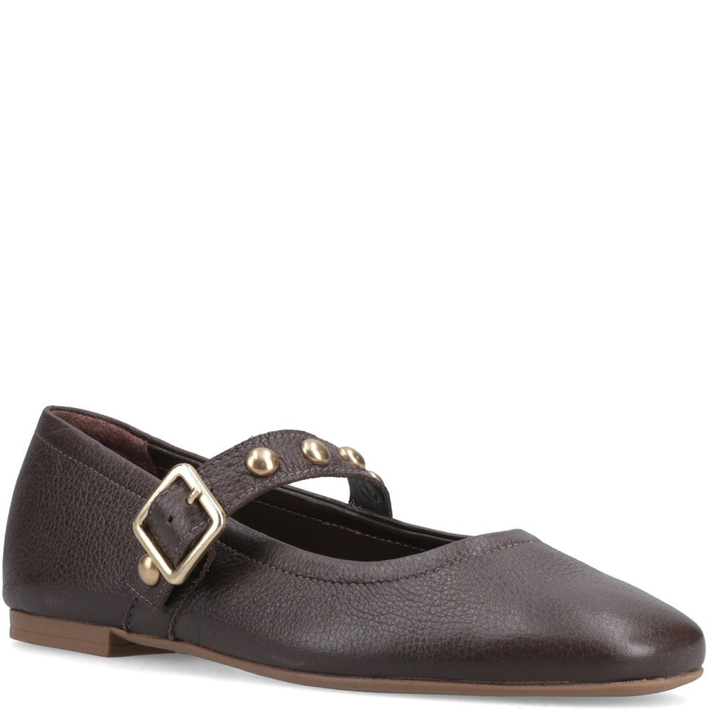 Hush Puppies Charlene Stud Ballerinas