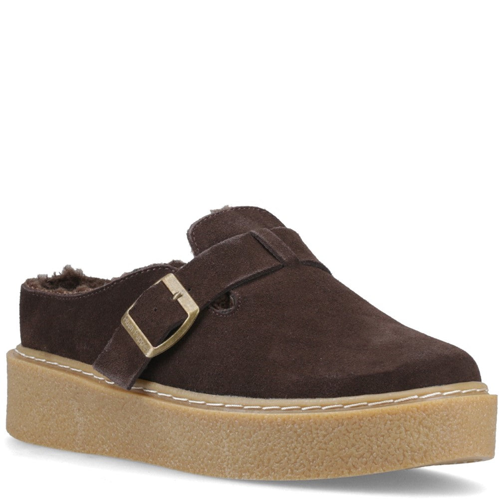 Hush Puppies Blanche Fur Mules