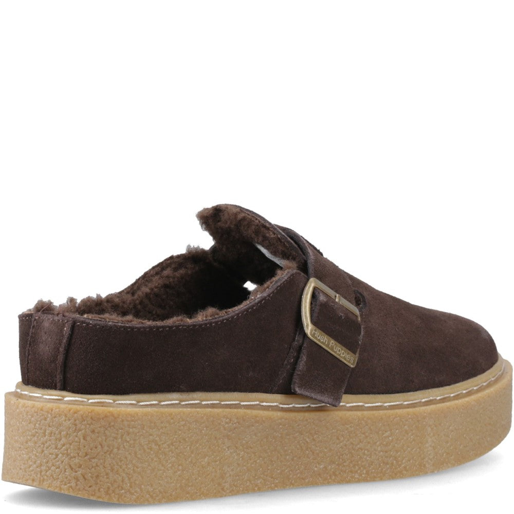 Hush Puppies Blanche Fur Mules