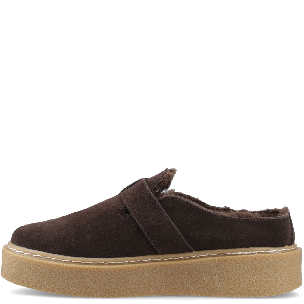 Hush Puppies Blanche Fur Mules