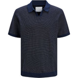 Jack & Jones Premium split neck knitted polo