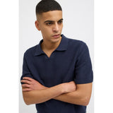 Jack & Jones Premium split neck knitted polo