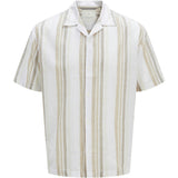 Jack & Jones Premium revere collar linen shirt