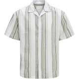 Jack & Jones Premium revere collar linen shirt