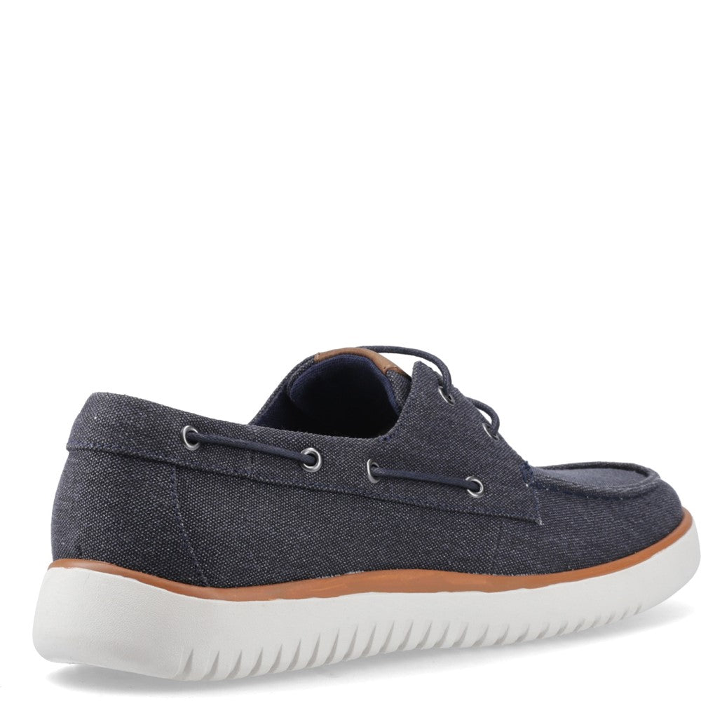 Hush Puppies Daniel Canvas Boat Shoes