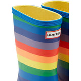 Hunter Original First Classic Rainbow Print Wellington Boots