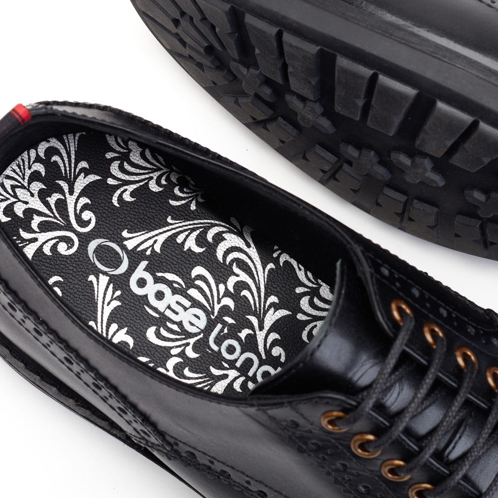 Base London Jagger Waxy Brogue Shoes