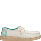 HEYDUDE Wendy Espadrille Hibiscus Shoes