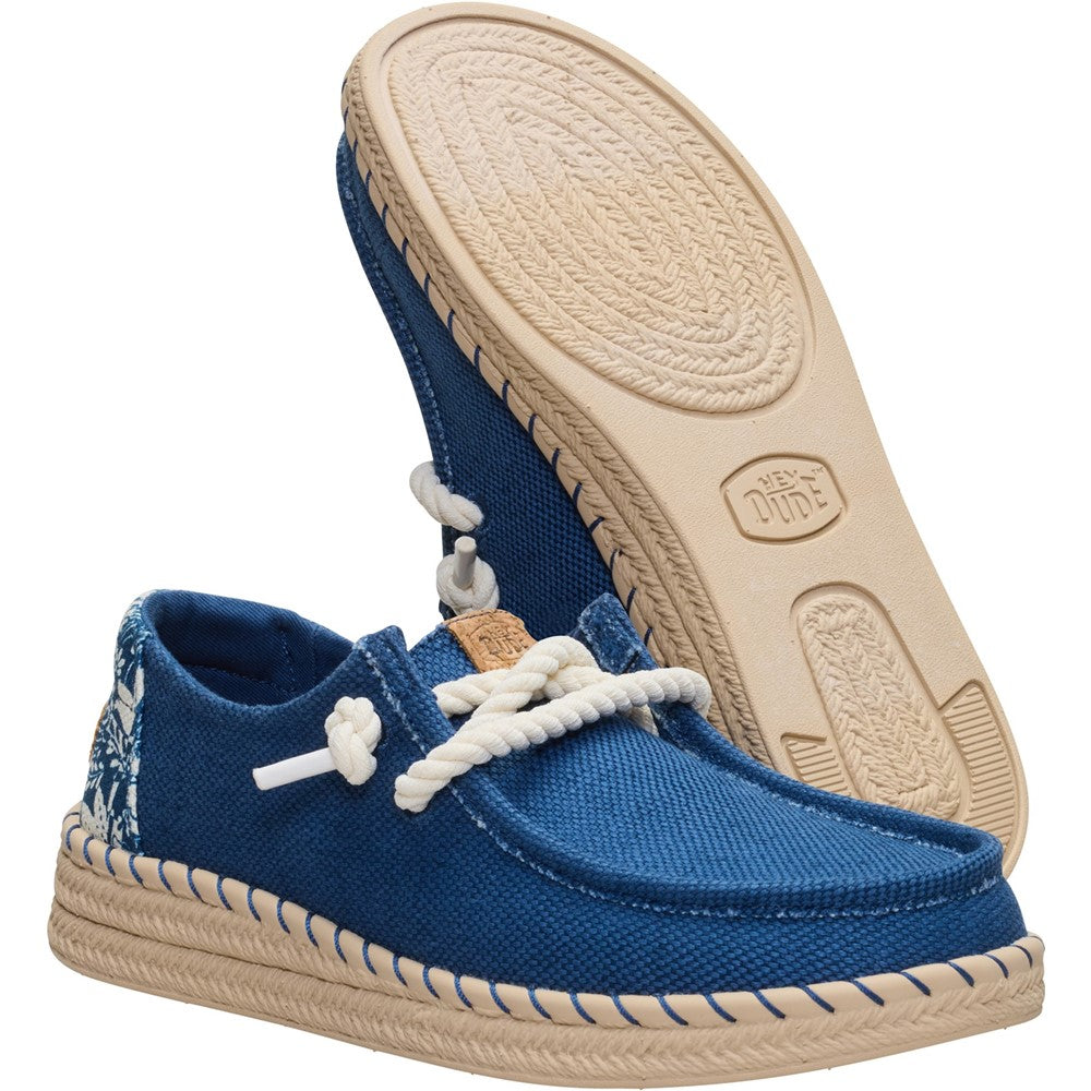 HEYDUDE Wendy Espadrille Hibiscus Shoes