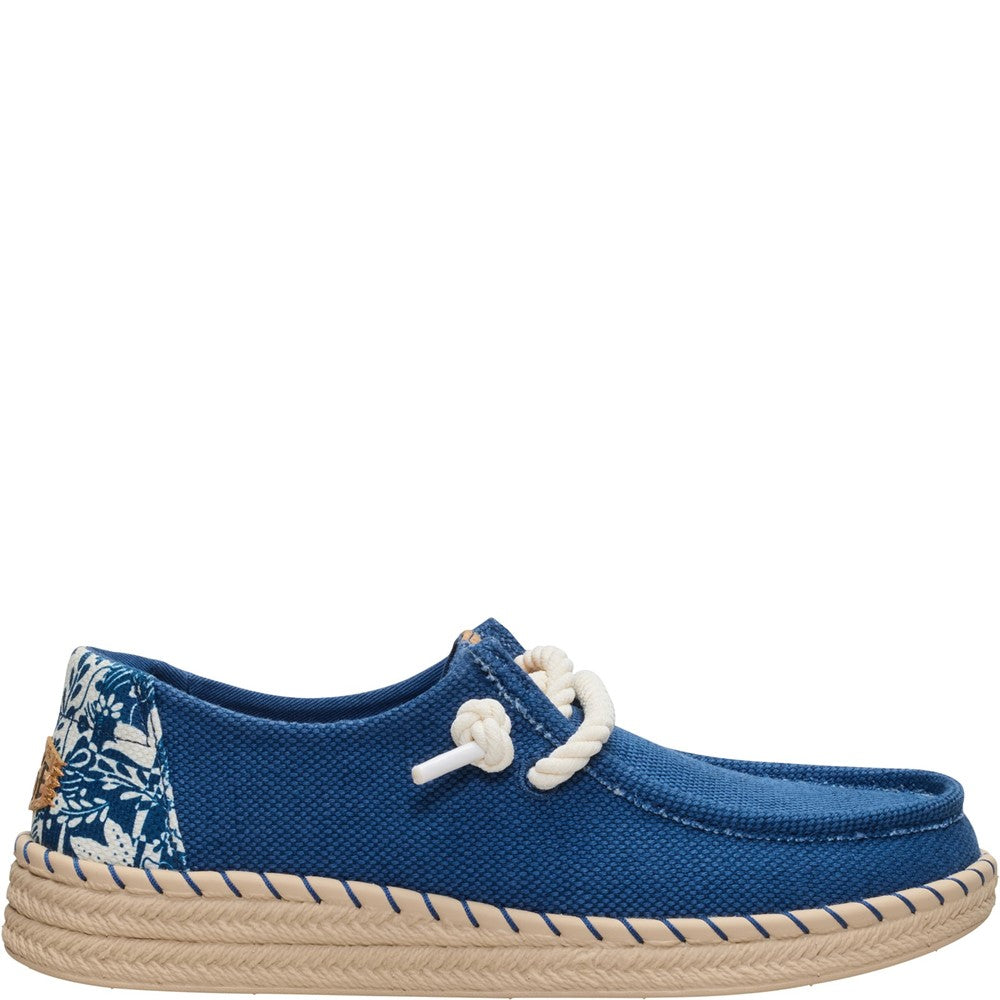 HEYDUDE Wendy Espadrille Hibiscus Shoes