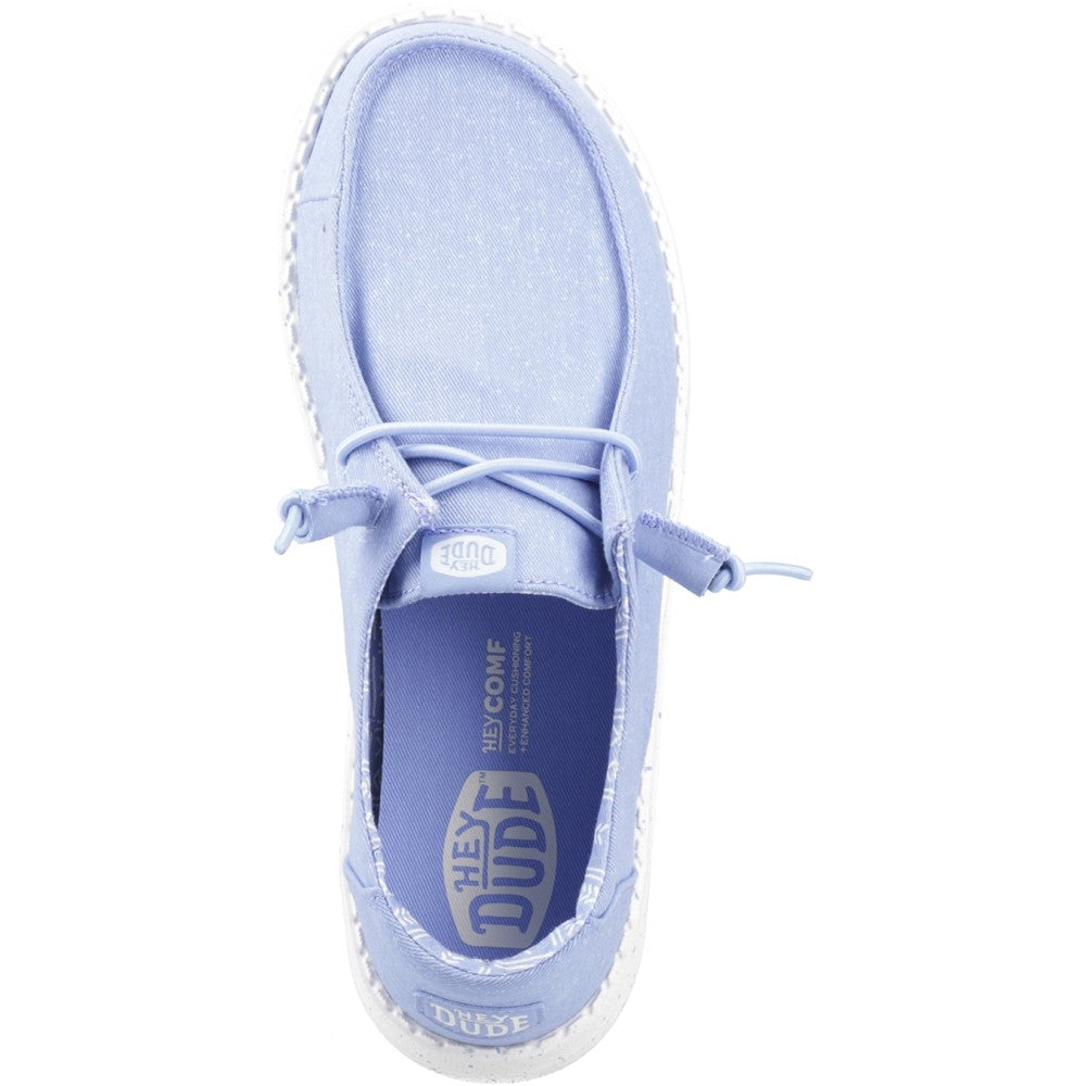 HEYDUDE Wendy Stretch Canvas Slip on Shoe