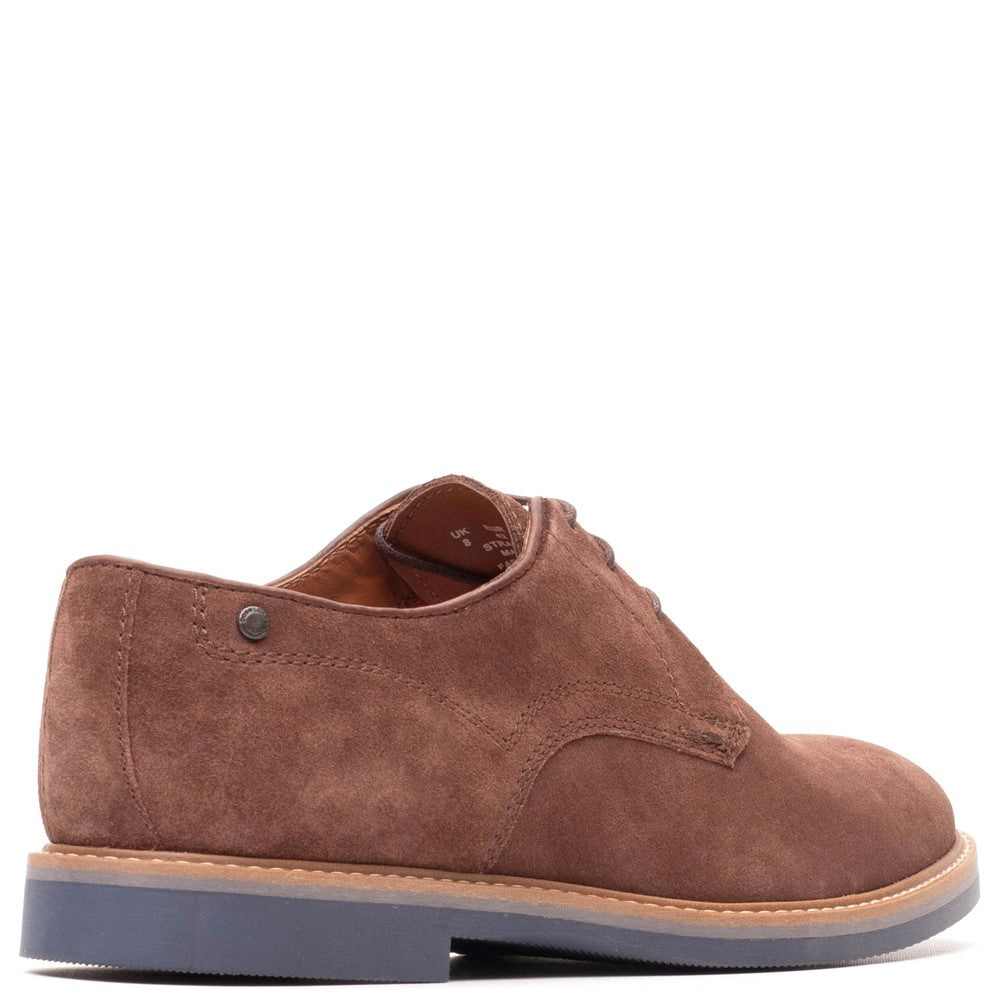 Base London Strand Suede Lace Up Shoes