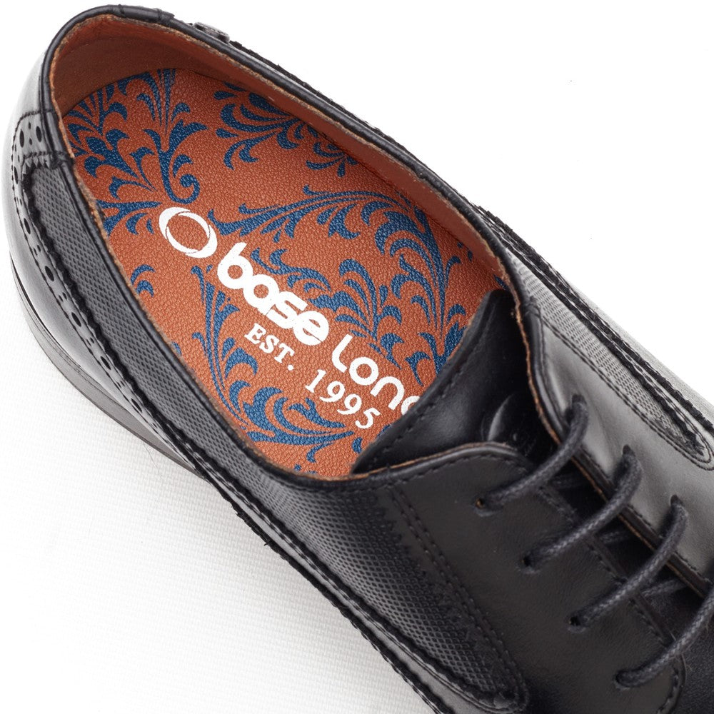 Base London Steeple Waxy Brogue Shoes