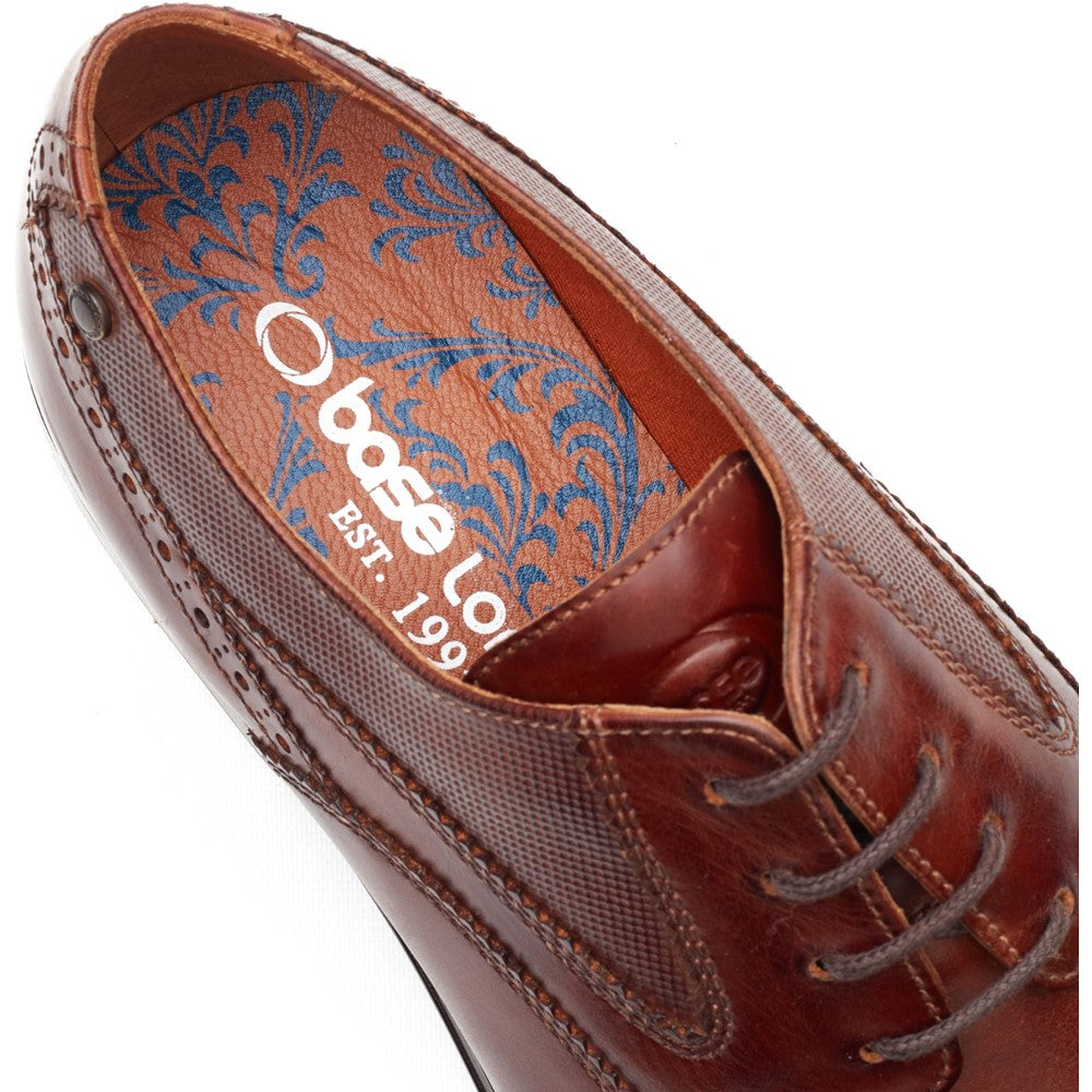 Base London Steeple Washed Brogue Shoes