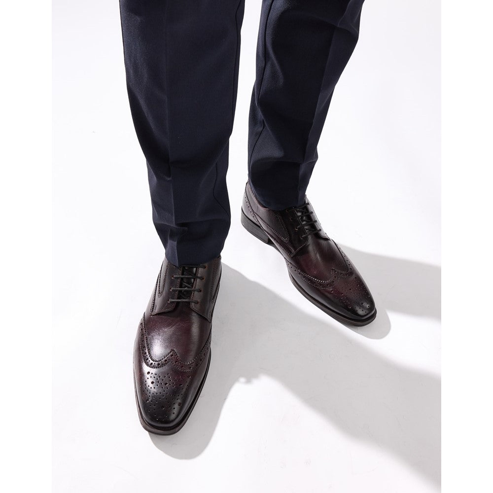 Base London Steeple Washed Brogue Shoes