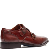 Base London Cleric Washed Double Monk Shoes